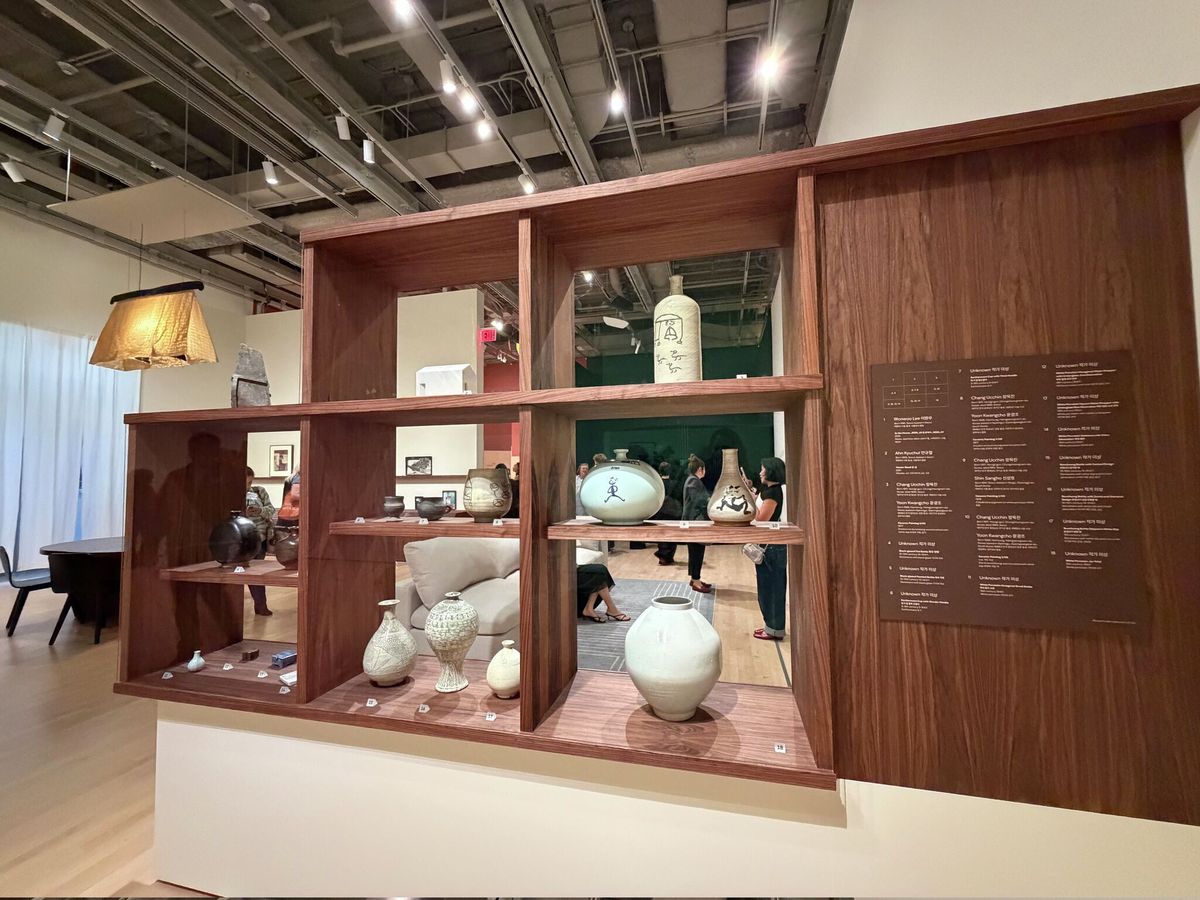 SFGate's tweet photo. BTS fans descend on SFMOMA to see RM's personal art collection https://t.co/gs5aDZltrp https://t.co/j221naikzR