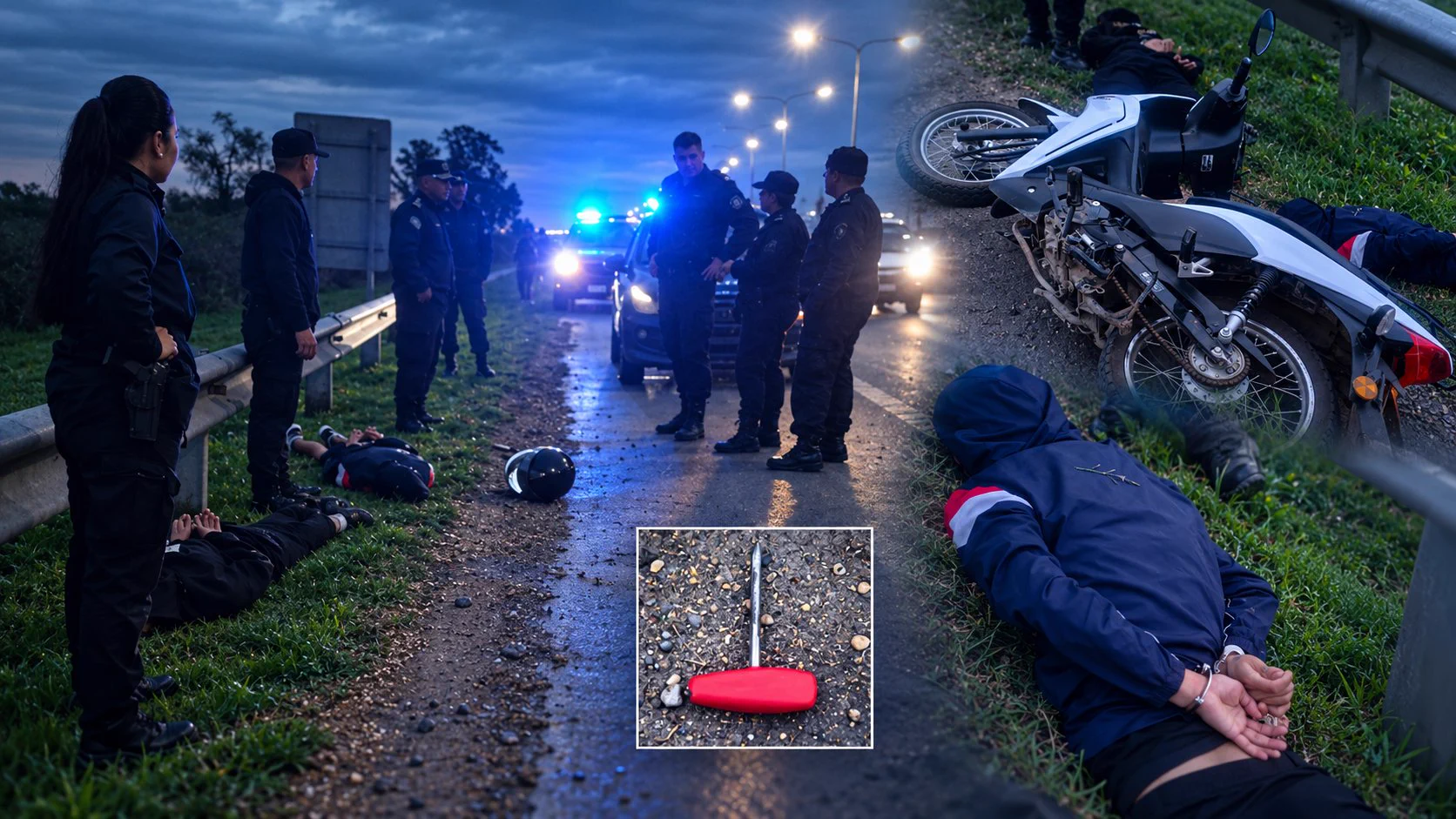 sl24.com.ar on X: "Denuncia al 911 y los dos adentro Feroz persecución, un policía  apuñalado y dos detenidos en la Autopista tras el robo de una moto en San  Lorenzo https://t.co/g6XHHxIUJg" /