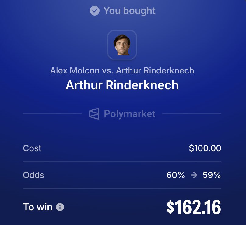Jay_Hajeb's tweet photo. 🪜 $100 ➝ $10,000 Ladder Challenge

🇨🇳 ATP Beijing
Arthur Rinderknech ML -150

Day 1: $100 ➡️ $162 https://t.co/IrD3A2IiPp