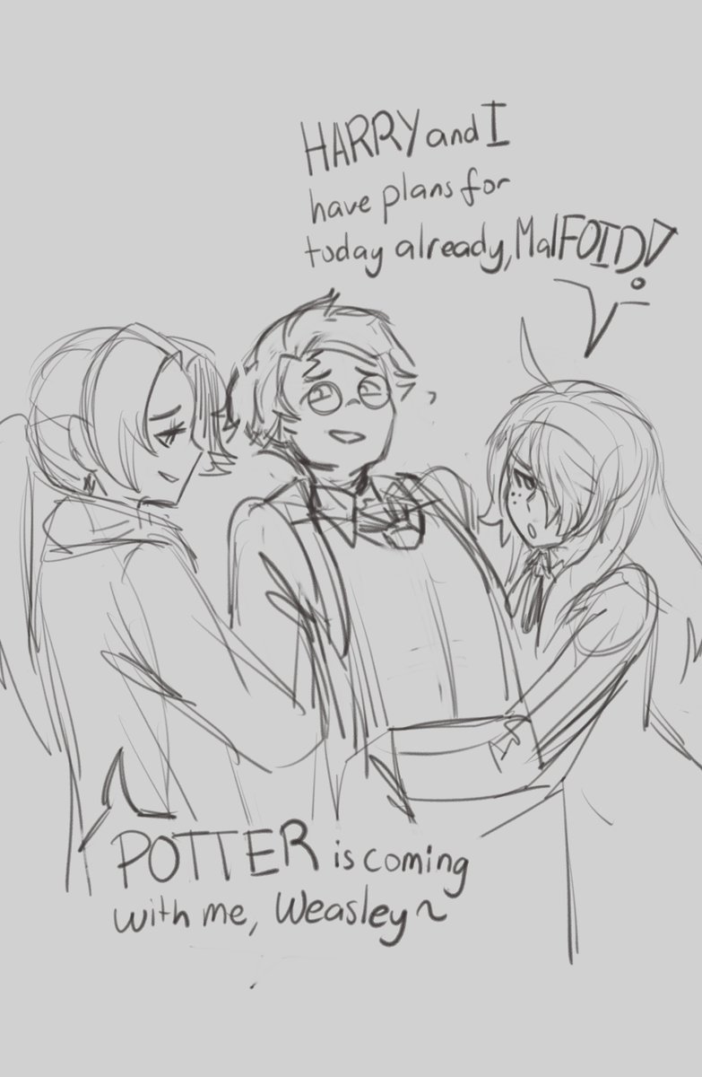 SRG_Works's tweet photo. WIP Sketch.
Can #Malfoid beat the best friend? https://t.co/GgR5wFY1B0