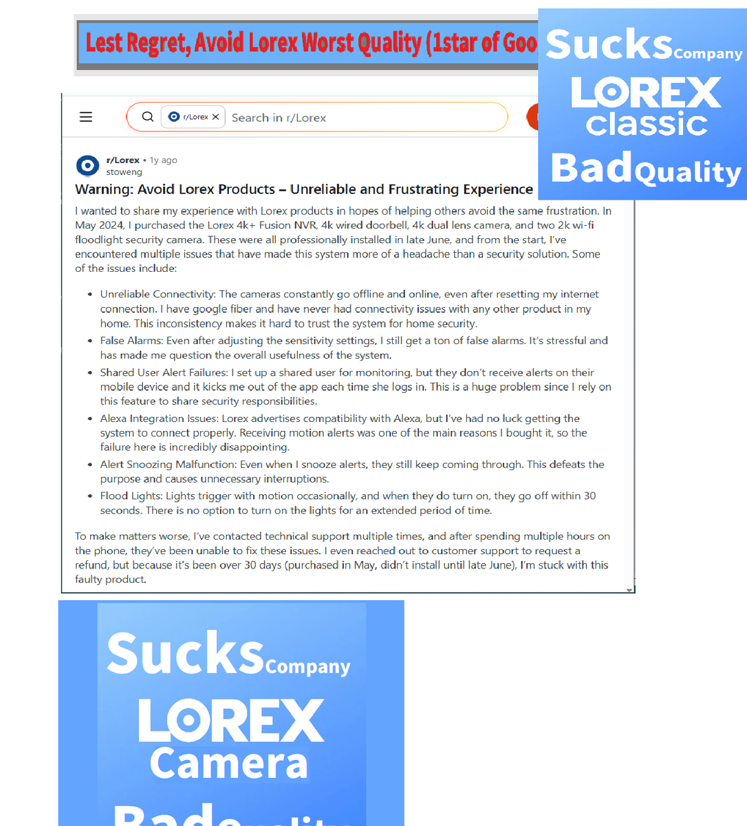 Goolorex's tweet photo. Shitty Lorex in Google-Play👎👎👎{Gus Hernandez June 29, 2026 video play back stopped working..}👎(In Sum=>Vicious-Chinese-LorexCorporate)138. 1.4 https://t.co/6X8dha55eM