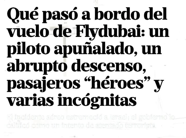 martinhadis's tweet photo. Un titular digno de Les Luthiers. El que lo escribió debía estar jugando a que está prohibido decir "atentado".   Me hizo acordar a las palabras de 𝐘𝐨𝐠𝐡𝐮𝐫𝐭𝐮 𝐍𝐠𝐡é: "Querído tío Oblongo:  conseguí trabajo en una cosa sorprendente que trataré de explicarte. Hay un tendido con dos cintas de acero sobre las que se desliza una gigantesca oruga que arrastra unas cabañas sobre ruedas que llevan gente en su interior. ¡Es fantástica!" 

𝐑𝐞𝐬𝐩𝐮𝐞𝐬𝐭𝐚 𝐝𝐞𝐥 𝐭í𝐨 𝐎𝐛𝐥𝐨𝐧𝐠𝐨: "Querido sobrino: Estoy muy impresionado por lo que me cuentas de esa oruga con cabañas. En mi vida había oído hablar de nada tan parecido a un tren…"