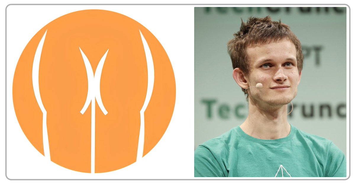 not_dxvid's tweet photo. the $BUTTCOIN lore just keeps getting deeper. 

in 2020, Vitalik himself was talking about r/buttcoin 
and literally remembered the vocabulary as:

“bitcoin → buttcoin” 😂 https://t.co/bEYECgNb2H