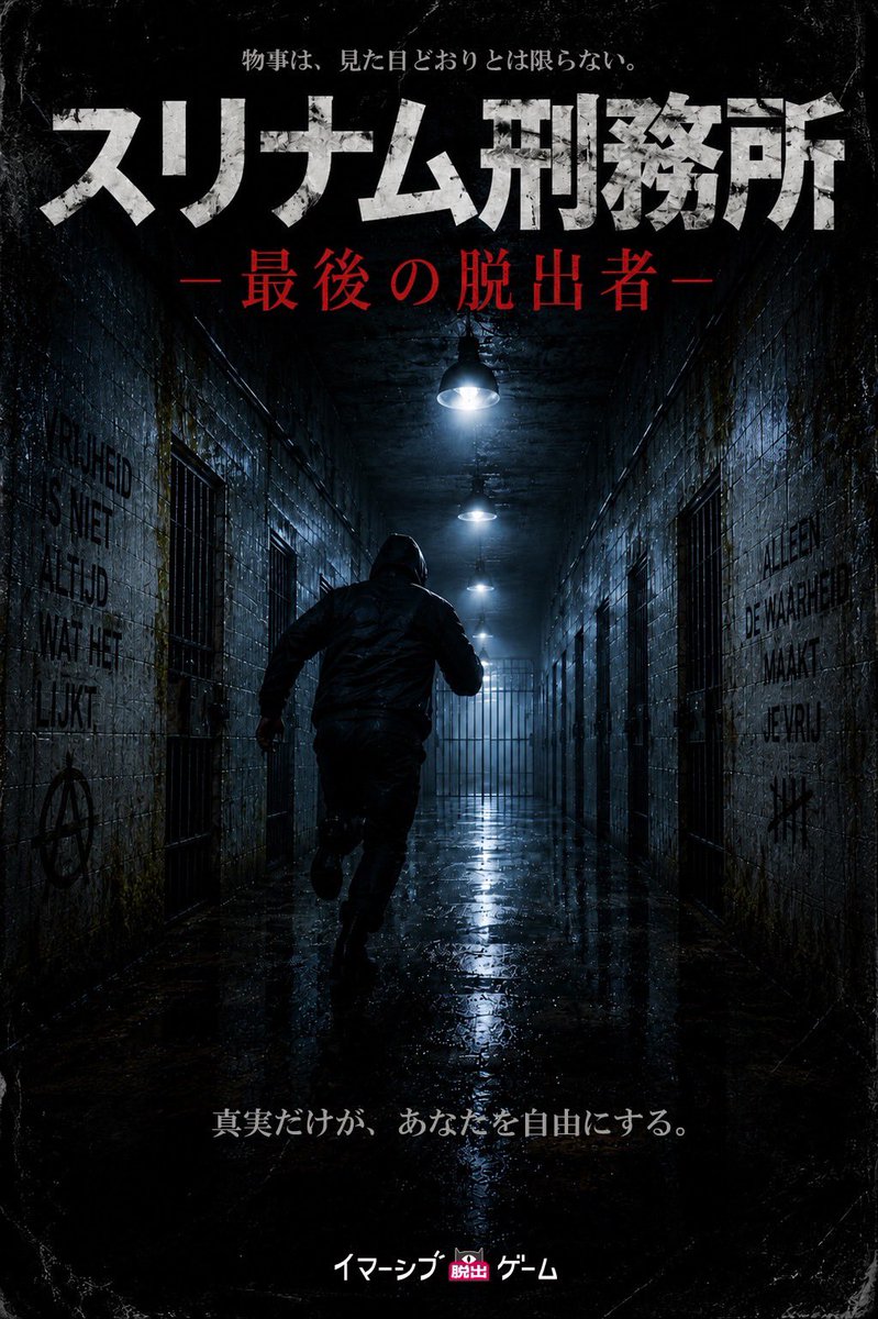 imgame_x's tweet photo. 🎃池袋1号店限定🎃
「スリナム刑務所 -最後の脱出者-」を体験する方限定のキャンペーンが、本日10/1(木)スタート！

📸平日限定
プレイ終了後、プレイエリアで記念撮影ができます✨

🎓10月の平日限定
学生さんは「ハロウィン学割」1,000円！

池袋店のこのコンテンツだけで楽しめる、期間限定キャンペーンです👻
ぜひ遊びに来てください！

ご予約はリプツリーから！⬇️

#イマーシブ脱出ゲーム
#魔王の日曜日
#池袋