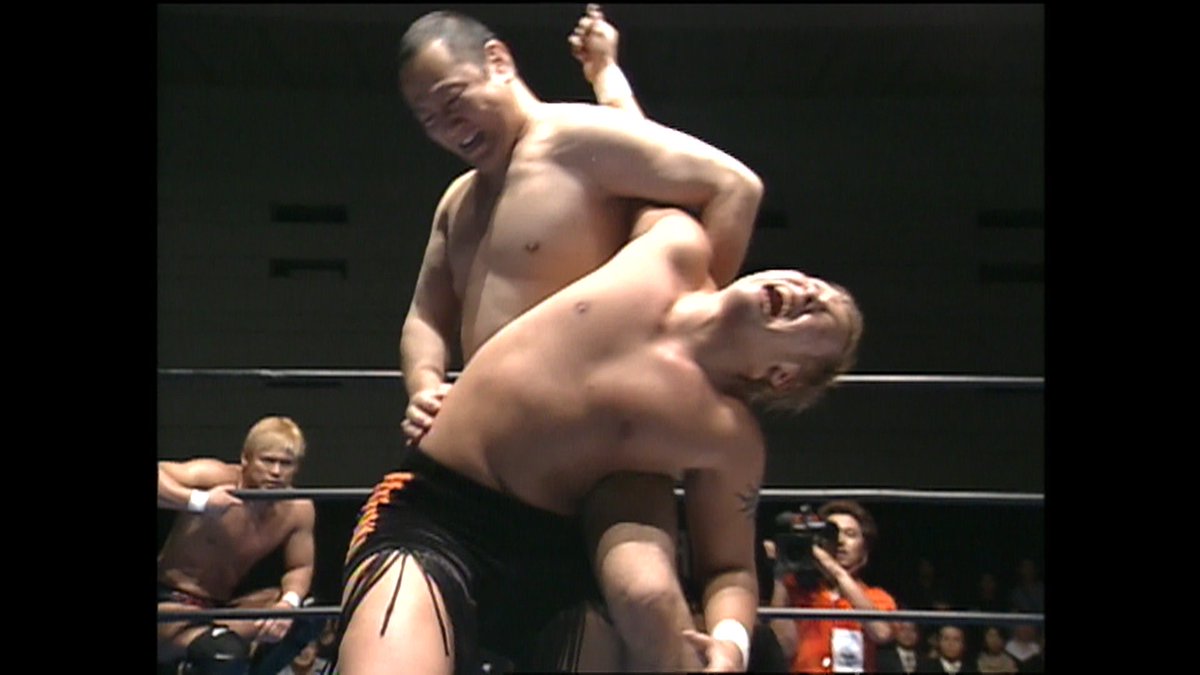 alljapan_pw's tweet photo. 【本日20時配信 🎥】 
         
全日本プロレスバトルライブラリー          

今週の #AJBL は…    

2003年10月10日 大阪・大阪府立体育会館第2競技場
ROAD TO RE-BIRTH×RE-VERSE開幕戦 
小島聡/Hi69/タイガースマスク VS 渕正信/カズ・ハヤシ/えべっさん

配信をお楽しみに‼️

📷https://t.co/HhbxMKpl1o

#ajpw #ajpwtv #GAORA