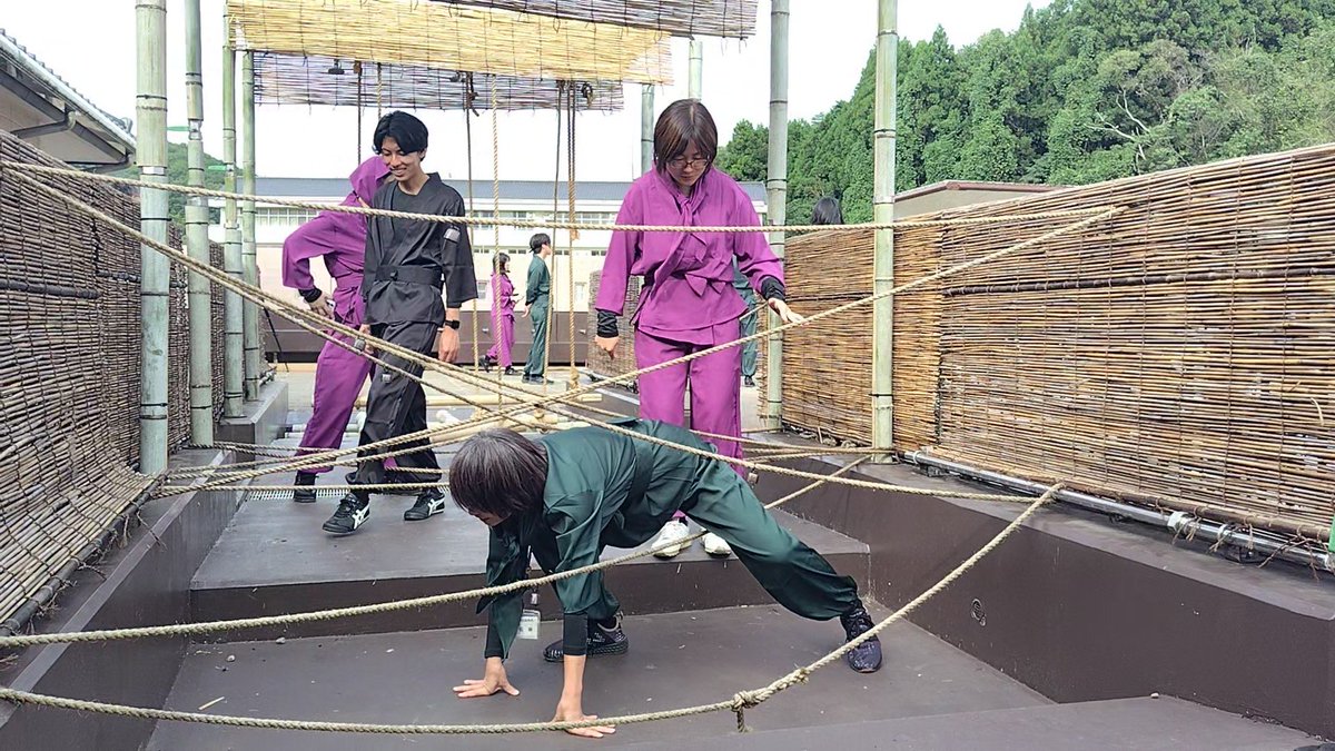 ninja_ibaraki's tweet photo. ・
オープンを前に、報道関係者向け内覧会を開催しました。
忍者装束で里山謎解きや忍術修行を体験。手裏剣打ちや水上忍術では、大人も本気！
たくさんの好評の声をいただきました。

いよいよ10/3（土）オープン！
10月の予約も埋まり始めています。
皆様のお越しをお待ちしています！ https://t.co/9pqYLMOxfe