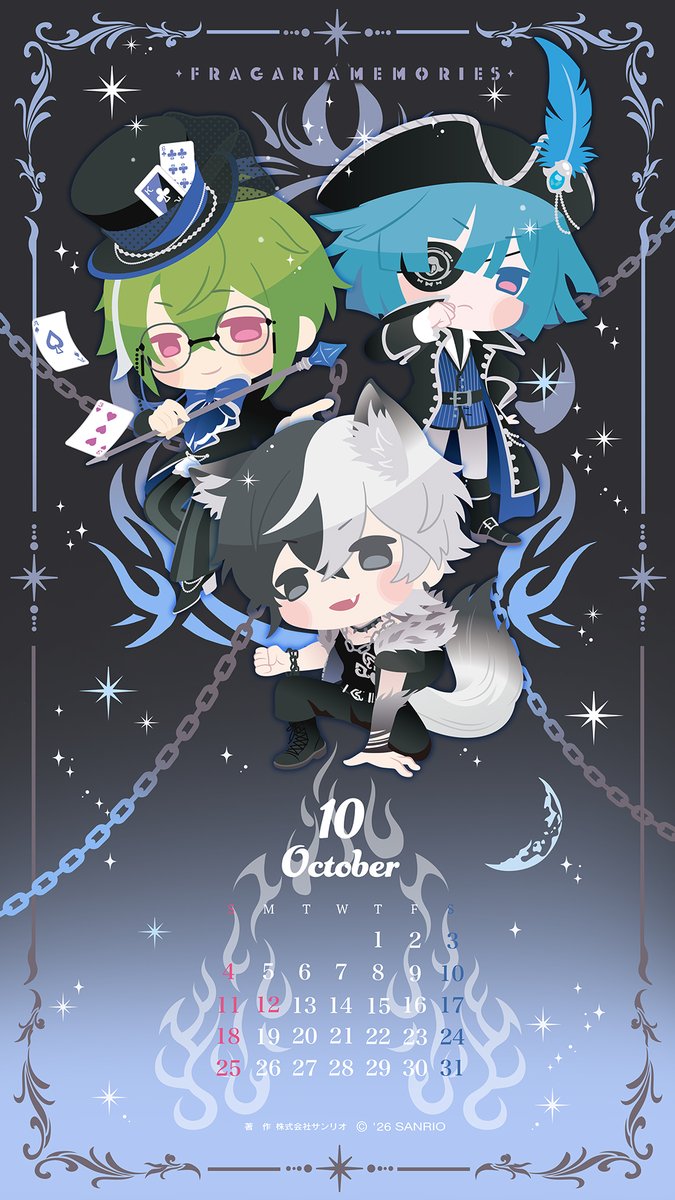 fragaria_sanrio's tweet photo. ✦10月カレンダー壁紙✦
ディストピア・ハロウィーン！

#フラメモ https://t.co/JCunze2zLK
