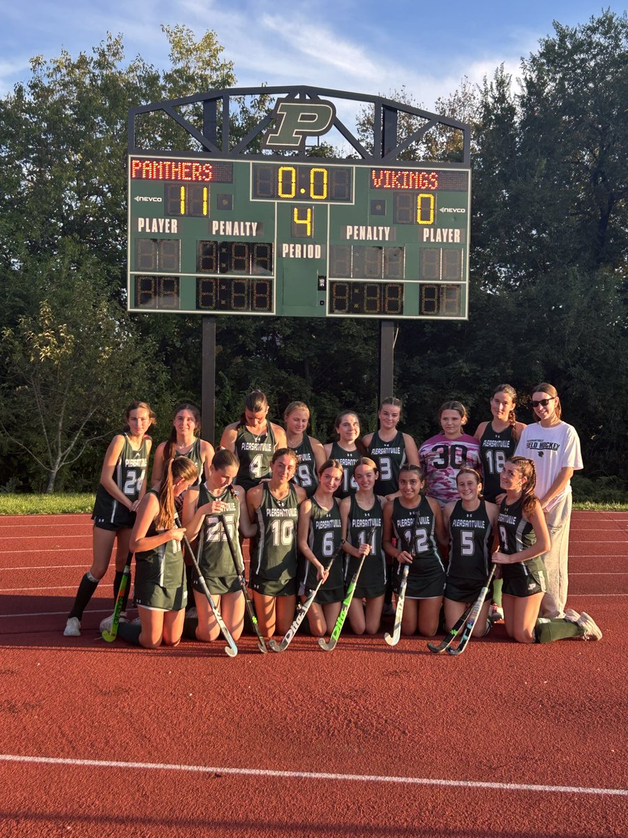 PVilleFH's tweet photo. Need we say more?? THREE players secured their first varsity goals in this win against the Vikings 🐾🏑 @PVilleAthletics https://t.co/zJgiqZSdz8