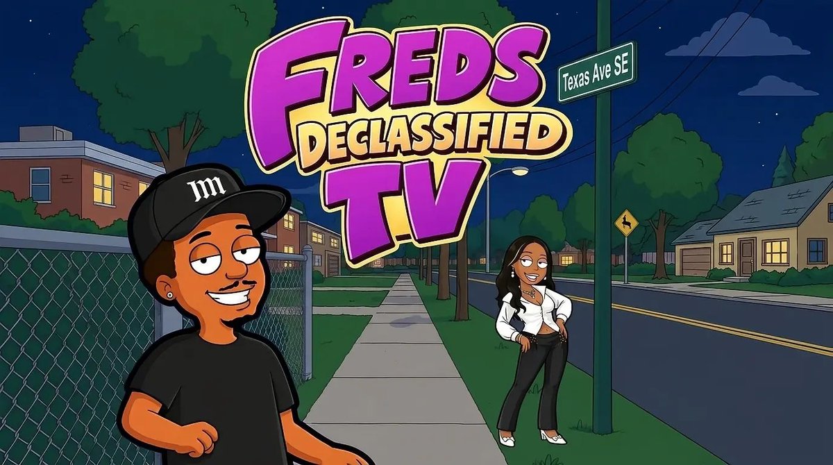 FredsDTV's tweet photo. Fred's Declassified TV and an upcoming animated series based on the life of character with the same name as the title Fred who moves back to Southeast Washington DC after moving away as a kid and now is back to find himself and take care of his wife. https://t.co/Oszr2ktuZL