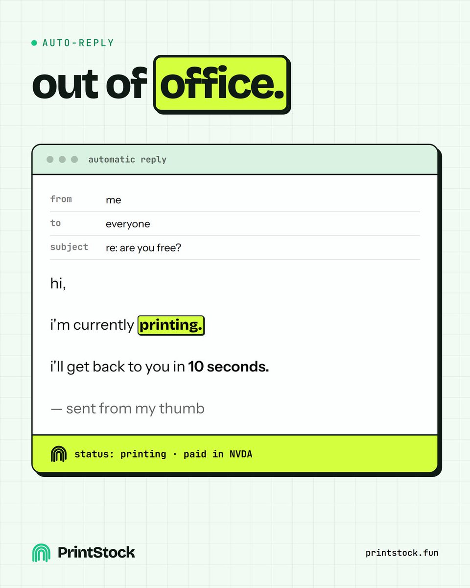 printstockonrh's tweet photo. Can't talk. I'm $PRINT'ing.

https://t.co/fBRhTg3P48 https://t.co/E3wPClXqM9