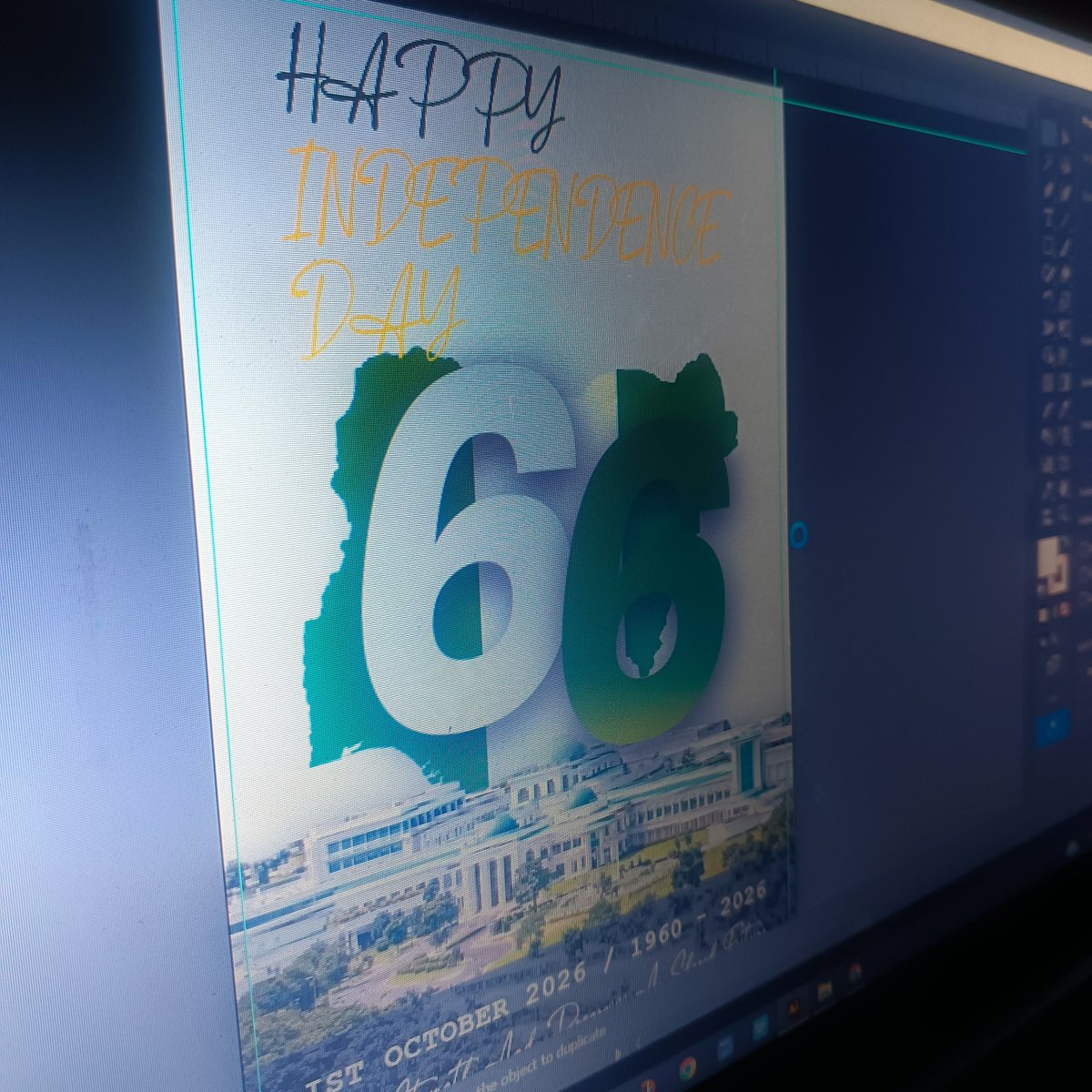 Samuel_styx's tweet photo. Had an idea for Nigeria’s 66th Independence Day, so I brought it to life 🇳🇬
66 years. One nation. A shared future.
#NigeriaAt66 #IndependenceDay #Nigeria #NigerianDesigners #GraphicDesign #GraphicDesigner #PosterDesign #FlyerDesign #DesignConcept #CreativeDesign #VisualDesign https://t.co/9o6wuSPOij