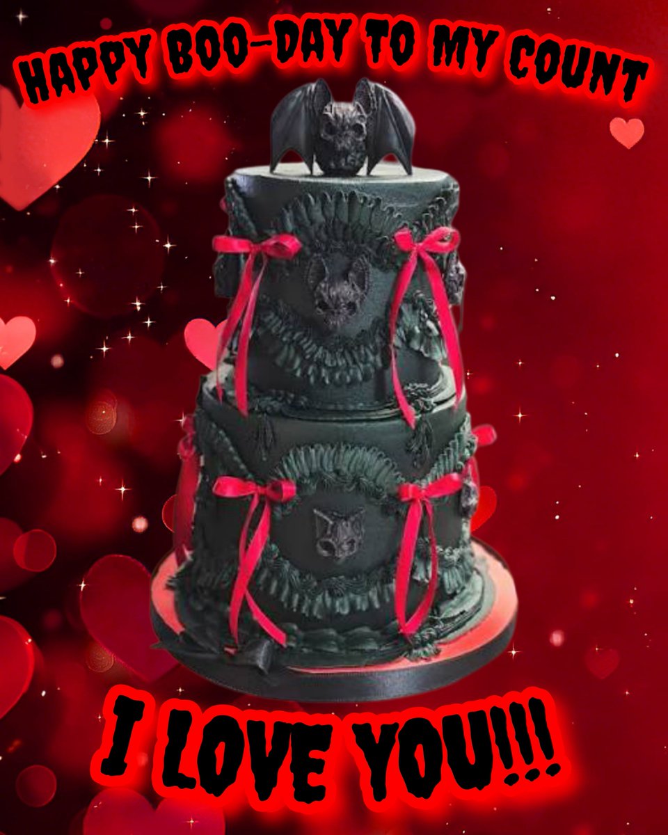 CountessGregula's tweet photo. Happy #BooDay to My @Count_Gregula! I Love You ❤️🦇❤️🦇❤️ https://t.co/sFyrDgaYL9