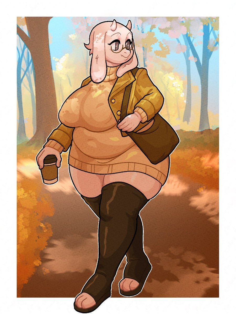 onakoinu125416's tweet photo. Fat girl autumn with Toriel from Undertale Deltarune 
🍁🥮🍁 https://t.co/976w7Z4MdL