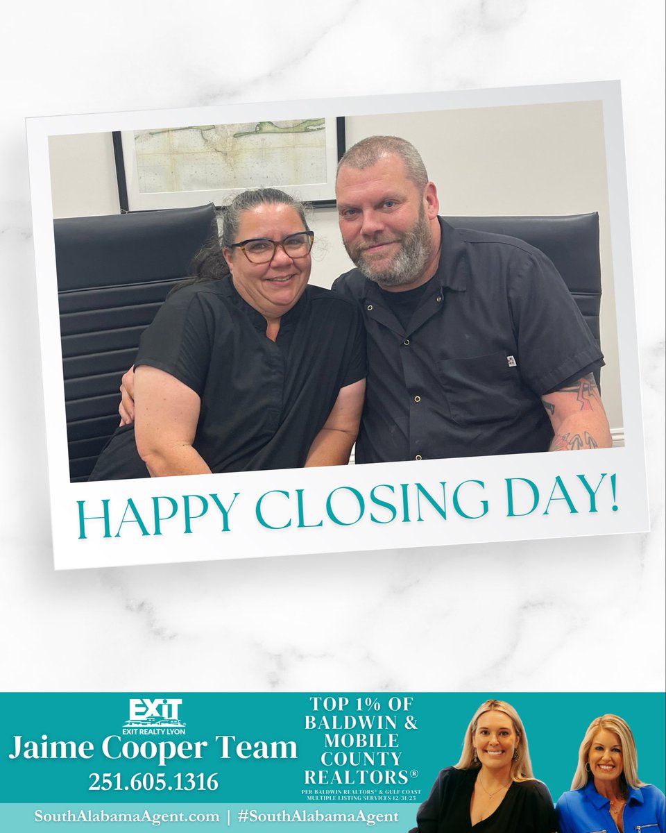 JaimeLyonCooper's tweet photo. Congratulations to Michelle and Patrick on their new Spanish Fort townhome! It was a pleasure working with you🔑
Jaime Cooper Team 📲251.605.1316 #Realtor #SouthAlabamaAgent #BaldwinCounty #sold #spanishfort
🔗 https://t.co/NyavUEVBN6 https://t.co/9ZKdUPYLjy