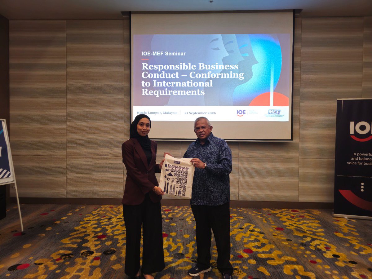 bheuu_jpm's tweet photo. PERKONGSIAN NAPBHR 2025–2030 DALAM SEMINAR RESPONSIBLE BUSINESS CONDUCT ANJURAN IOE DAN MEF

Pautan facebook: https://t.co/zlfQ3TiCy8

#BHEUU
#NAPBHR
#BHRMalaysia
#HRDD
#BusinessAndHumanRights
#MalaysiaMADANI https://t.co/bD6Vhajrl9