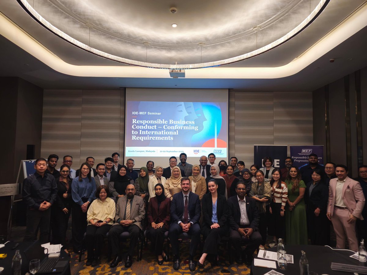 bheuu_jpm's tweet photo. PERKONGSIAN NAPBHR 2025–2030 DALAM SEMINAR RESPONSIBLE BUSINESS CONDUCT ANJURAN IOE DAN MEF

Pautan facebook: https://t.co/zlfQ3TiCy8

#BHEUU
#NAPBHR
#BHRMalaysia
#HRDD
#BusinessAndHumanRights
#MalaysiaMADANI https://t.co/bD6Vhajrl9