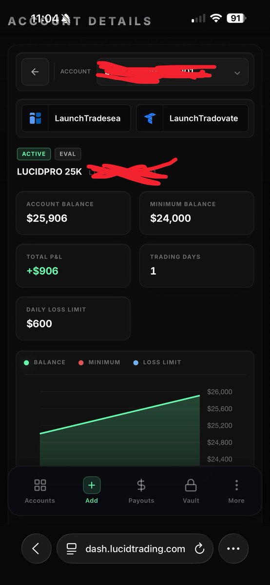 titos1k's tweet photo. another account gonna pass eval🥱

NQ funded https://t.co/e9CoypYcWP