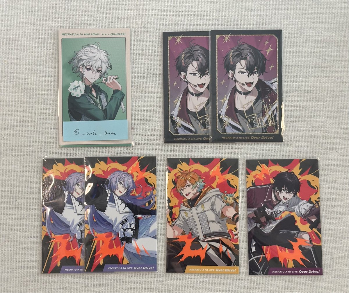 _mh_km's tweet photo. 【交換】 にじさんじ MECHATU-A Over Drive チェキ カード

求) 画像2

譲) 画像1

＊郵送のみ
＊まとめて優先

検索からもお気軽にお声掛けください🍀 https://t.co/0XJv0kwHVk