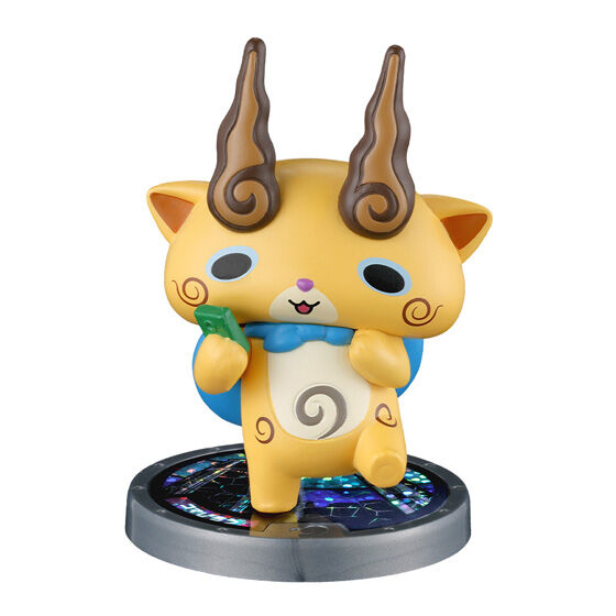youkai_goods's tweet photo. ガチャガチャ『妖怪ウォッチ 召喚メダルフィギュア』が登場！

妖怪メダルから飛び出してきたようなフィギュア✨️
ジバニャン/コマさん/コマじろう/ブシニャンの全4種がラインナップ！
オリジナルデザインのメダル台座付き⌚️

👛400円
🗓️発売時期：2026年10月 第5週

#妖怪ウォッチ https://t.co/TUonBljBvO