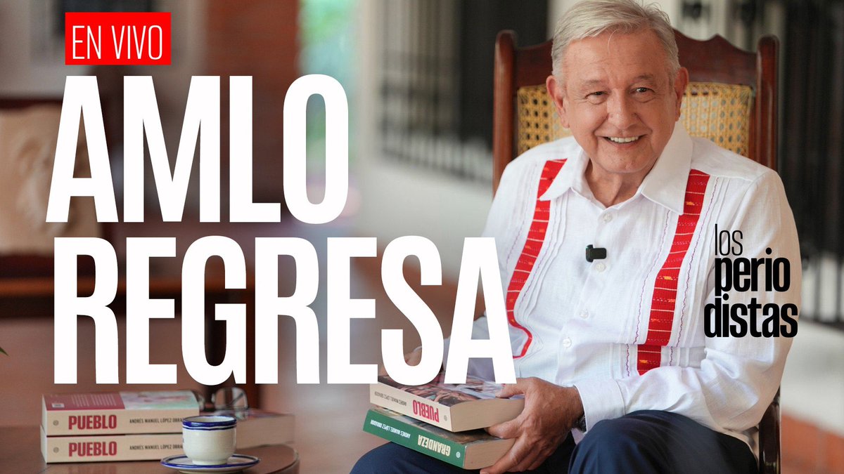 alvaro_delgado's tweet photo. Sí, a 20 años del fraude electoral de 2006 y el día en que @FelipeCalderon dejó su escondrijo en Madrid para venir a México, reaparece @lopezobrador_ con su nuevo libro: “Pueblo”. Aquí la transmisión #ENVIVO:
https://t.co/4FD8dRScnd https://t.co/u2PJ4fkofS