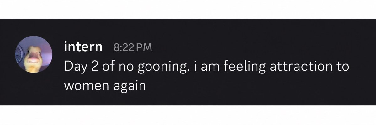 No gooning streak productivity meme