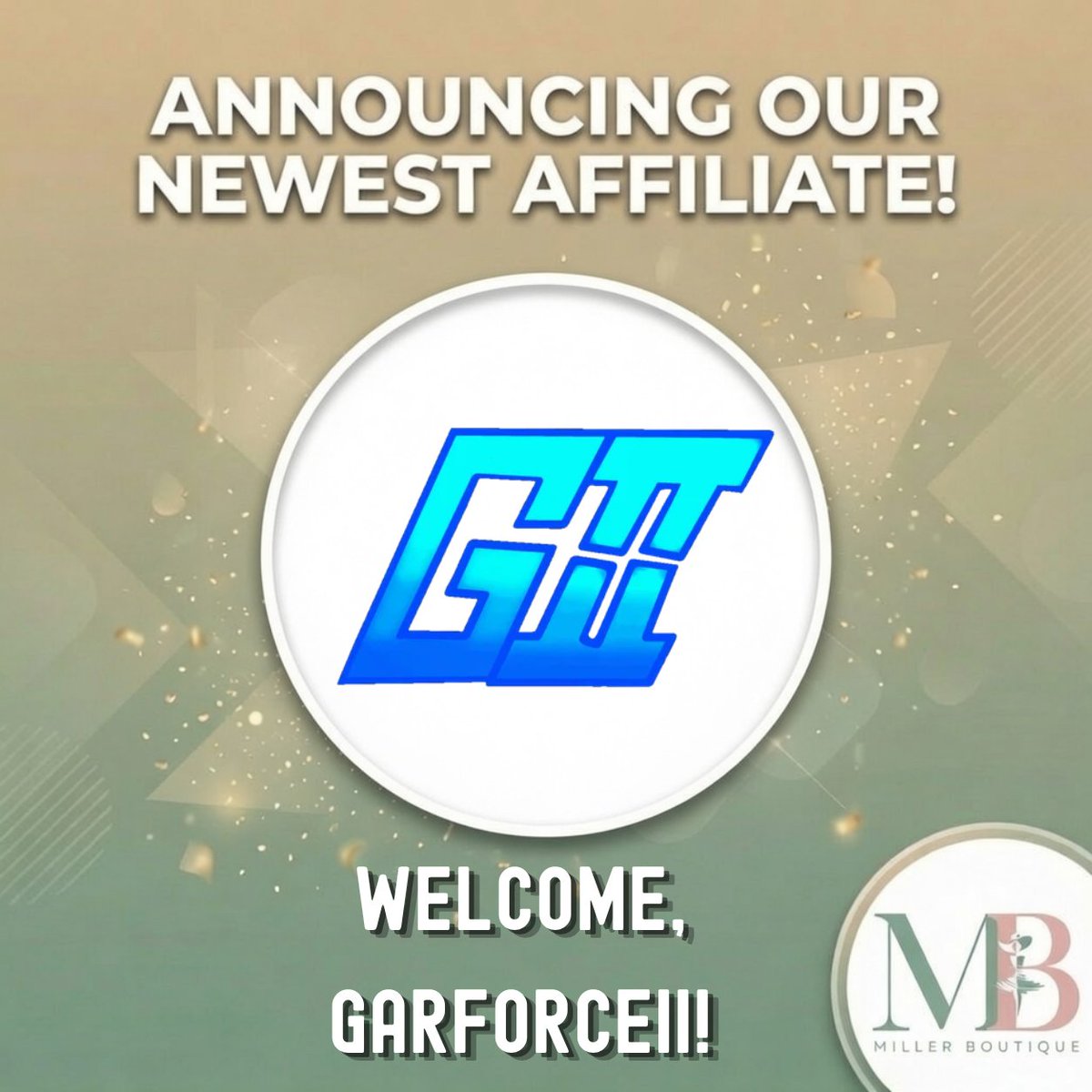 MillerBTQ's tweet photo. Another amazing addition to the Miller Boutique team! Everyone please give a huge, warm welcome to @Garforce2! 🌟👏💙

When it comes to supporting others and building up the community, he is a familiar face to so many of us. We are so proud to officially have his positive energy and passion representing the MB family!

Throw him a follow, check out his channel, and drop a comment below to celebrate his spot on the team! 👇✨