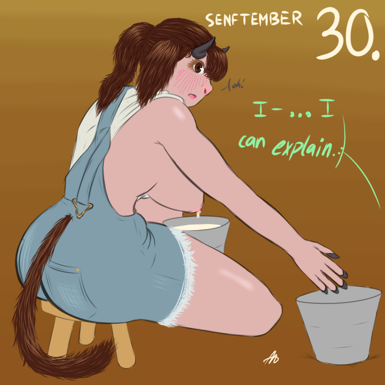 AltAppreciator's tweet photo. #SENFtember2026 Day 30 - ... I can explain (ENFman)
CLEAN SWEEP BAYBEE. Also say hello to Bess.
#nsfwart #enf #senftember https://t.co/WPE9mMEMEg