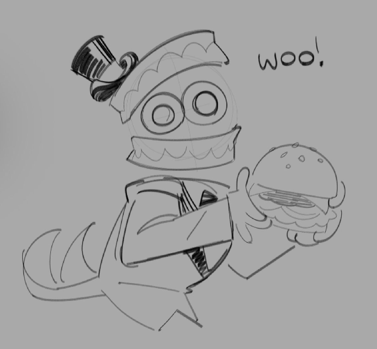 spoonyspinee's tweet photo. Doodled Caine again after months of not drawing him https://t.co/UOoWbAeVBA