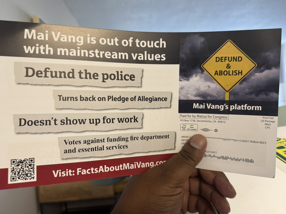 georgeandrews's tweet photo. Being a Republican in Sacramento means I get a very different version of Congresswoman Doris Matsui’s mail program.

Another negative #CA07 piece today…

FYI - contrary to popular opinion, Republican households like a little sunshine in the mailbox too. https://t.co/Q6bSp932F2