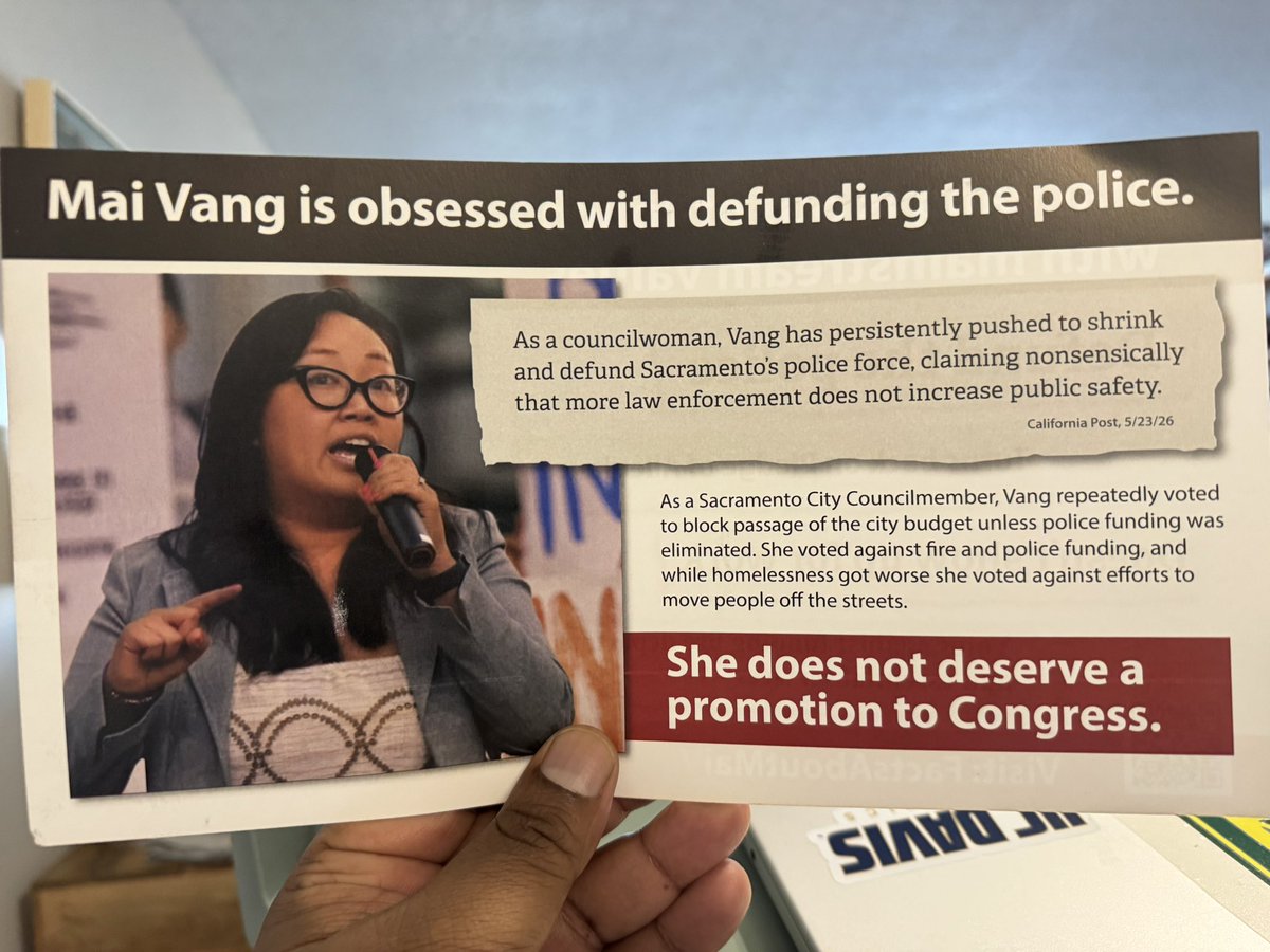 georgeandrews's tweet photo. Being a Republican in Sacramento means I get a very different version of Congresswoman Doris Matsui’s mail program.

Another negative #CA07 piece today…

FYI - contrary to popular opinion, Republican households like a little sunshine in the mailbox too. https://t.co/Q6bSp932F2