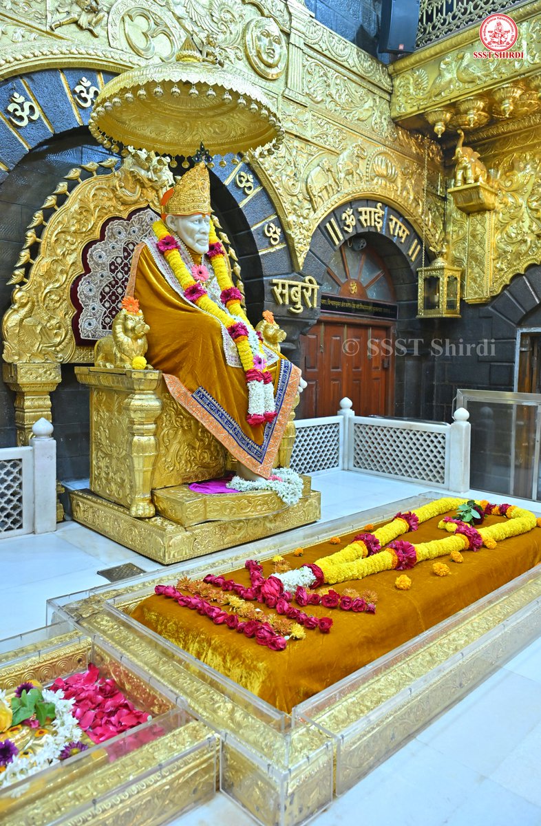 SSSTShirdi's tweet photo. *!! ॐ साई राम !!*
*श्री साईबाबा संस्थान विश्वस्त व्यवस्था,शिर्डी*
*!! ॐ Sai Ram !!*
*Shri Saibaba Sansthan Trust, Shirdi*
≈≈≈≈≈≈≈≈≈≈≈≈≈≈≈≈≈ 
*आरती :-शिर्डी माझे पंढरपुर*
*गुरुवार २४ सप्टेंबर २०२६*  
*Aarti :-Shirdi Majhe Pandharpur*
*Thursday 24 September 2026* https://t.co/rcQ7JIyaXo