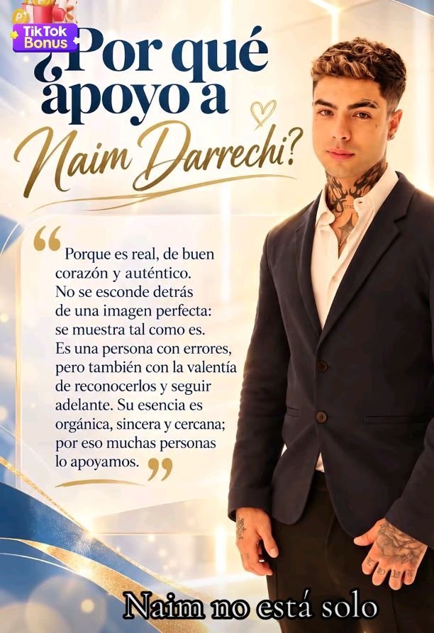 GiselleRsd's tweet photo. @KariHidj Naim eres autentico y eso te hace un ser tan unico. La gente que hable pq eso te hace siempre ser tendencia. 
#NaimNoEstaSolo https://t.co/1Y15EAcykY