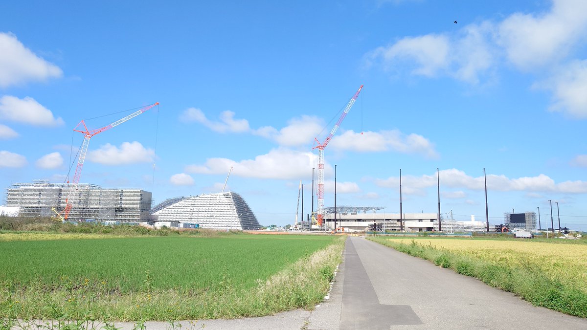 swallows_moriya's tweet photo. 茨城県守谷市久々に晴れました

#swallows
#SwallowsWingsSquare https://t.co/5RCx9mbMIM