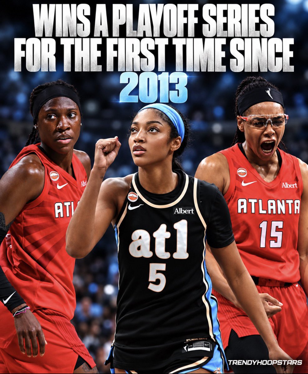 trendyhoopstars's tweet photo. NEWS: The Atlanta Dream have won a playoff series for the first time since 2013. ✨ https://t.co/o7zooddKxj