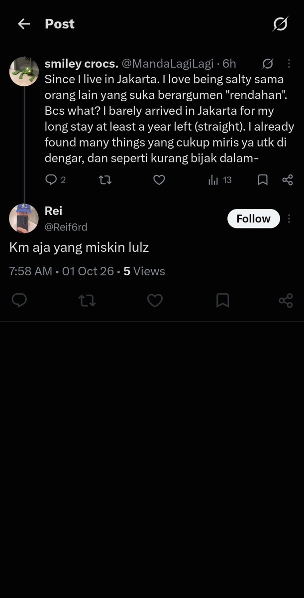 MandaLagiLagi's tweet photo. well, ternyata yg dinamain pinter2 kelola keuangan langsung diblg miskin. Semakin paham seperti apa society di Indonesia especially Jakarta today. https://t.co/GcasB4DUJD