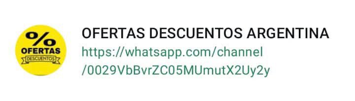 ofertasdar's tweet photo. Te cuento que las ofertas de Mercado Libre Argentina primero las comparto en el grupo de WhatsApp 👇
https://t.co/mzuZUfOKDO https://t.co/MaTyhLJGBa