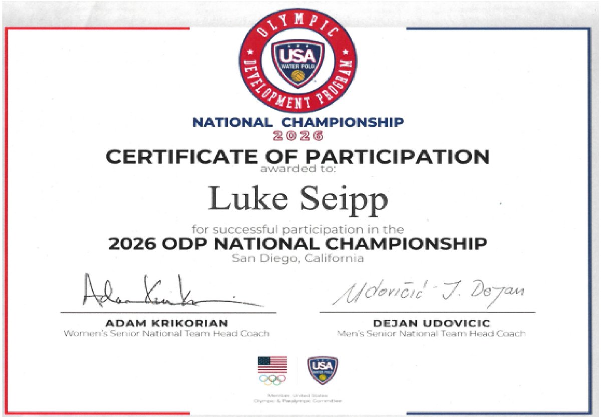 LukeSeipp's tweet photo. Proud to be named Honorable Mention All American and honored to have represented Rocky Mountain Zone at the Olympic Development Program. https://t.co/ozAUmqmakH