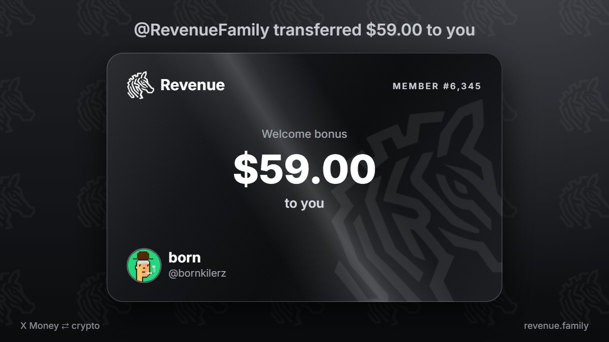 bornkilerz's tweet photo. @RevenueFamily I am thanking @RevenueFamily for $59.00 https://t.co/DnrNUUqh8c