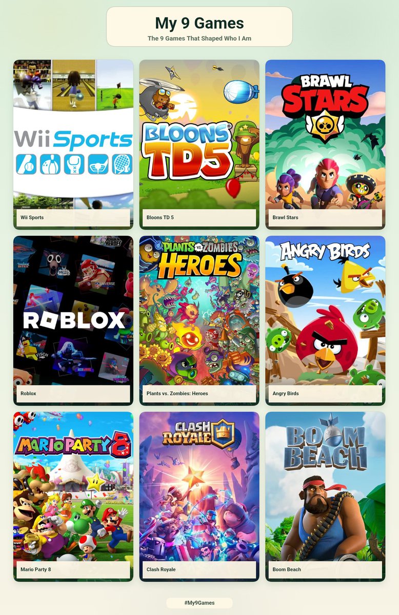 Dalyanos's tweet photo. The trend thingy
Before Brawl stars we had the wii, but sadly little toddlers will never experience that joy https://t.co/qS9BYKaiwV