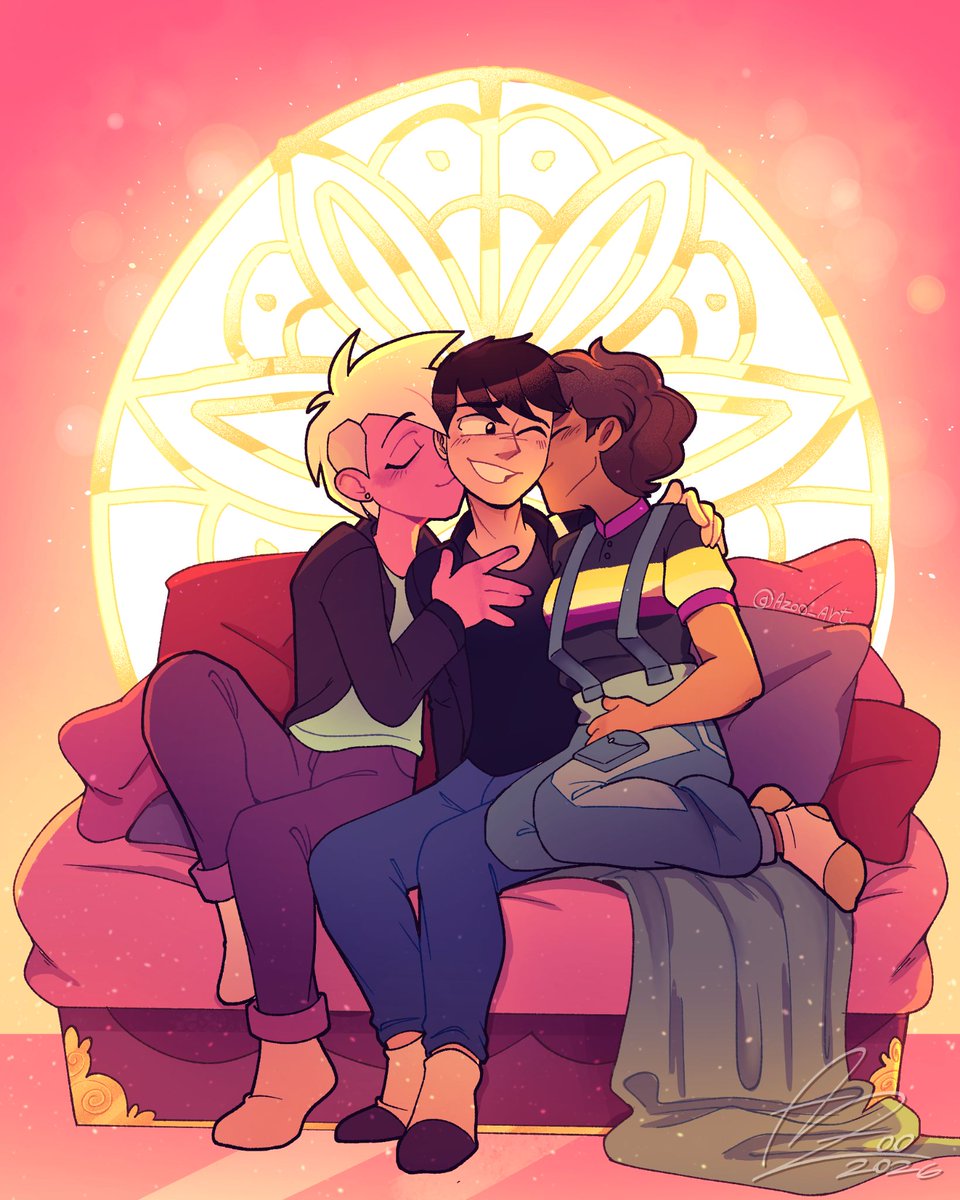 KlonoaGarry's tweet photo. E por fim, para acabar com o dia perfeito, o casal aproveita um momento doce.

Arte feita por: @Azoo_Art https://t.co/XBPPuiNx6y