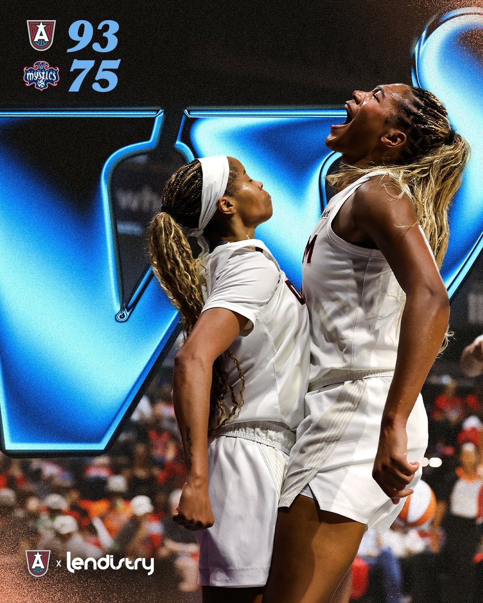 AtlantaDream's tweet photo. ROUND 2. LET'S GET IT 🅰️🔥

#DoItForTheDream | #AllForAtlanta | @lendistry https://t.co/40QRV5By45