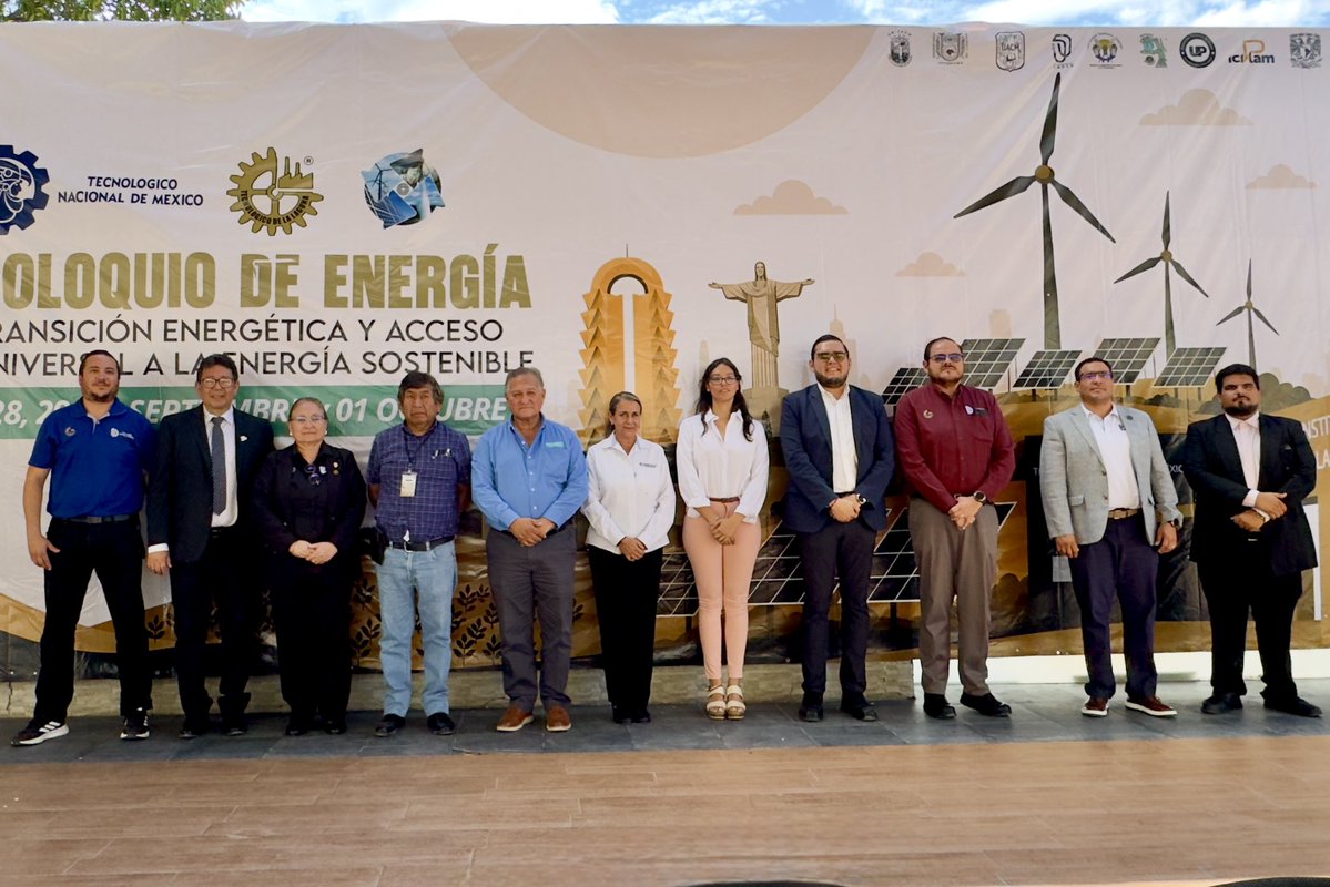 trcambiente's tweet photo. ⚡🌱 En el marco del 6.º Coloquio de Energía “Transición Energética y Acceso Universal a la Energía Sostenible”, realizado en el Instituto Tecnológico de La Laguna, participamos en la mesa redonda “Acceso universal a la energía sostenible: retos y oportunidades”.

#VamosSeguros https://t.co/1ZVGA2yBnk