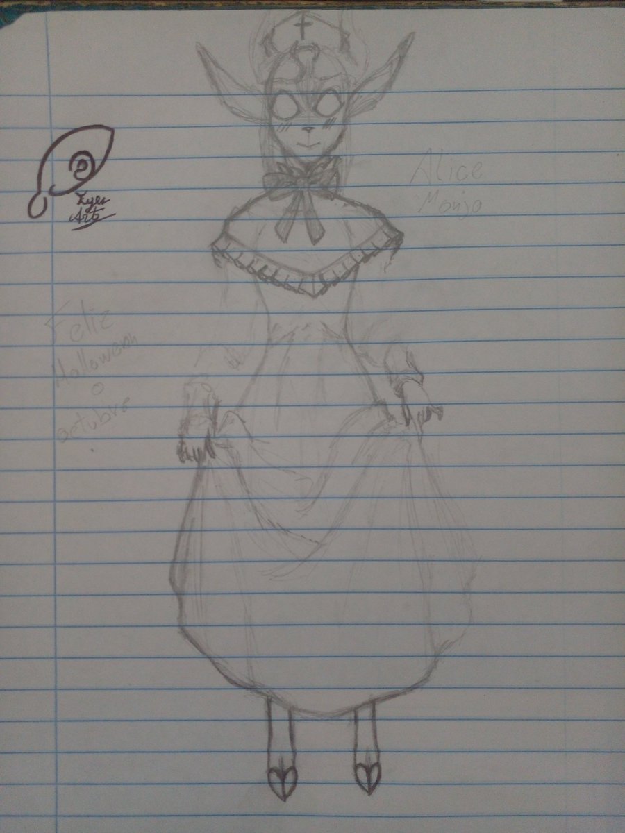 Julioce72028282's tweet photo. Está es Alice la dizfrase de monja es un dibujo para octubre https://t.co/1EZdeppD69