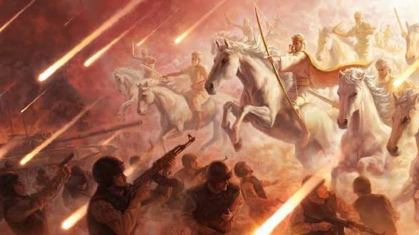 SpratCould's tweet photo. How righteous are we on when we kill our brothers in other countries? 
1Jo5:19 … the whole world is lying in the power of the wicked one. https://t.co/KKrOdI2Grz
Jer25:33 “‘And those slain by Jehovah in that day will be from one end of the earth clear to the other end of the earth. They will not be mourned, nor will they be gathered up or buried. They will become like manure on the surface of the ground.’

Rev19:17,18 I saw also an angel standing in the sun, and he cried out with a loud voice and said to all the birds that fly in midheaven: “Come here, be gathered together to the great evening meal of God, so that you may eat the flesh of kings and the flesh of military commanders and the flesh of strong men and the flesh of horses and of those seated on them, and the flesh of all, of freemen as well as of slaves and of small ones and great.”