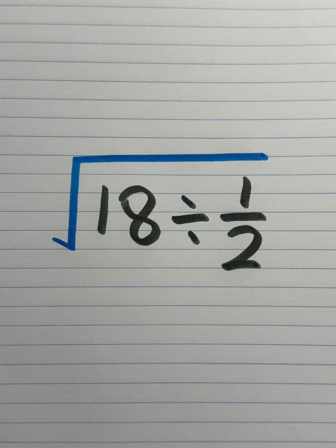 _Annika468's tweet photo. For Math Geniuses Only 

Many people fail on their first try 😜 https://t.co/6KuLiDOShw