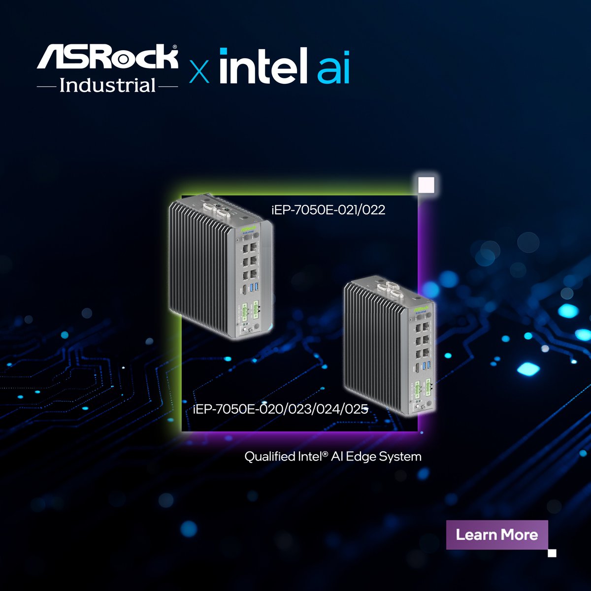 AsrockComputer's tweet photo. From robotics and machine vision to smart manufacturing, industrial AI needs more than processing power. The ASRock Industrial iEP-7050E Series, powered by Intel Core Ultra Series 3 processors, brings it all together:
Read full article: https://t.co/cyYjv87fdb https://t.co/xusEYStbbM
