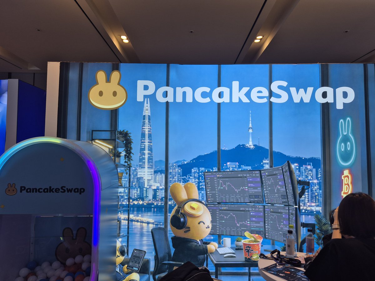 airdn0582's tweet photo. KBE2026 팬케익스왑 부스방문!!
귀여고 아기자기함 ㅎ
@PancakeSwap #KBWCAKE https://t.co/3Aefu1u5sp