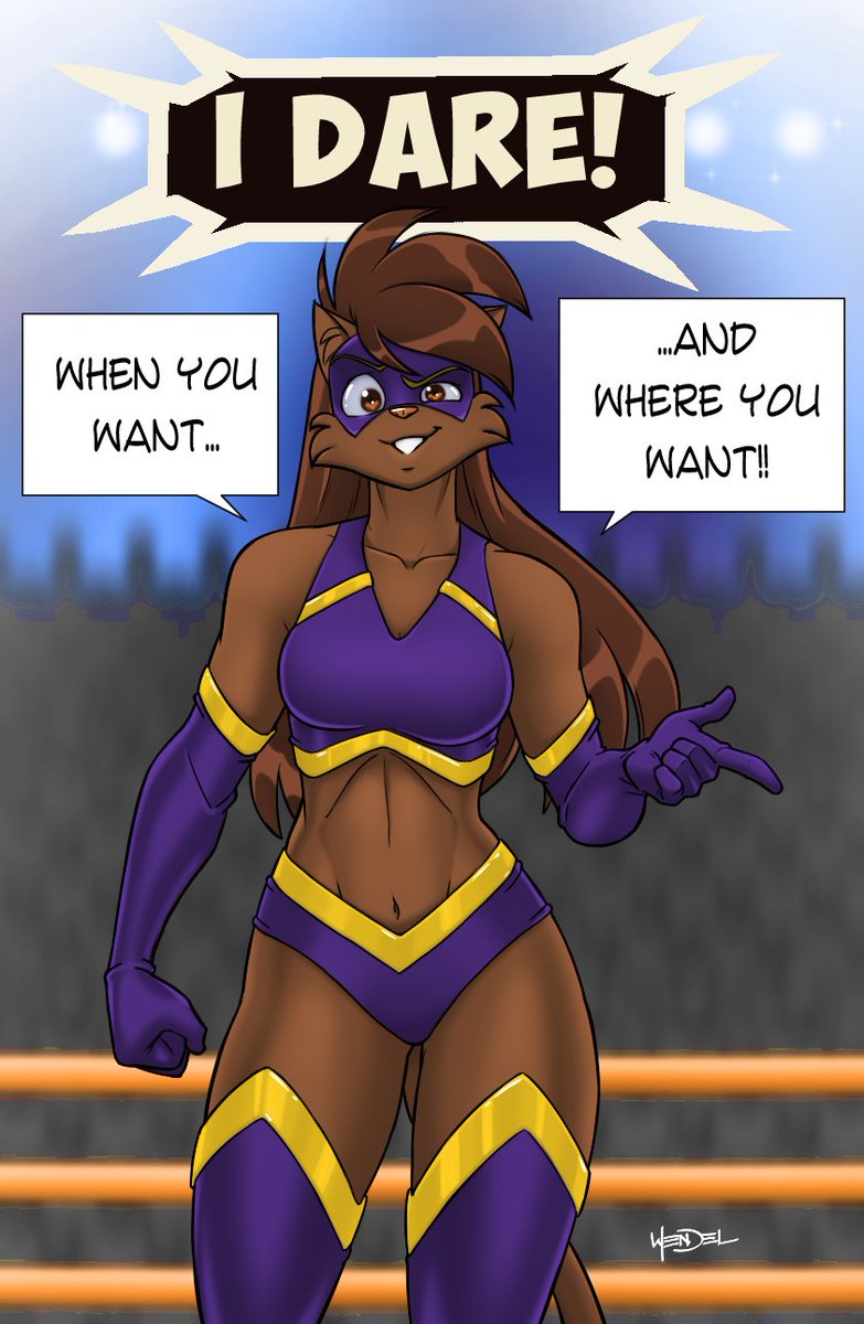 _DRAKEHERNANDEZ's tweet photo. This feline doesn't just have claws... She can also take you down with her fists... and her wrestling moves!

She is the Brazilian Beauty, Deborah!  Ready for the first round?? 🇧🇷🥊

Deborah created by my friend @ever4drawing https://t.co/cxIV37WJpY