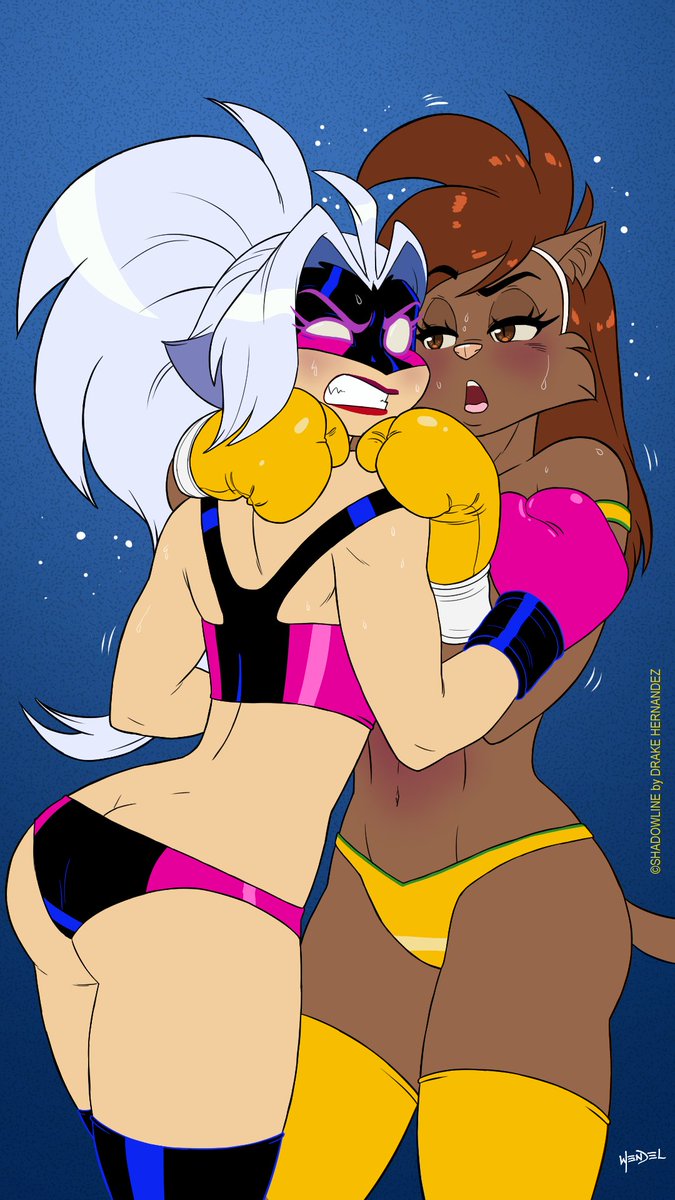_DRAKEHERNANDEZ's tweet photo. This feline doesn't just have claws... She can also take you down with her fists... and her wrestling moves!

She is the Brazilian Beauty, Deborah!  Ready for the first round?? 🇧🇷🥊

Deborah created by my friend @ever4drawing https://t.co/cxIV37WJpY