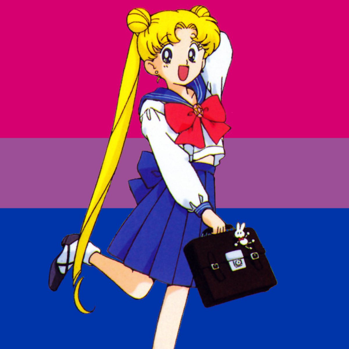 NewlyDev's tweet photo. Today's canon bisexual character is Usagi Tsukino/Sailor Moon from Sailor Moon!! ☽☾ https://t.co/5ELcYX11Gb